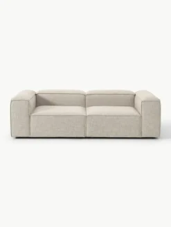 Modulares Sofa Lennon (3-Sitzer) aus Leinen-Mix