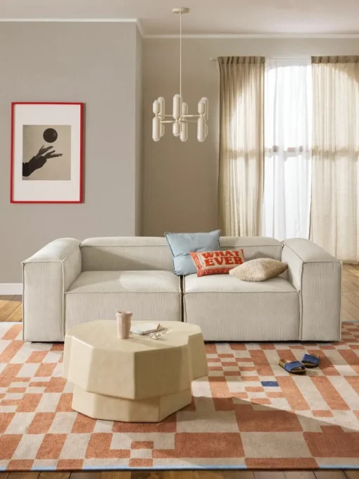 Modulares Sofa Lennon (3-Sitzer) aus Cord