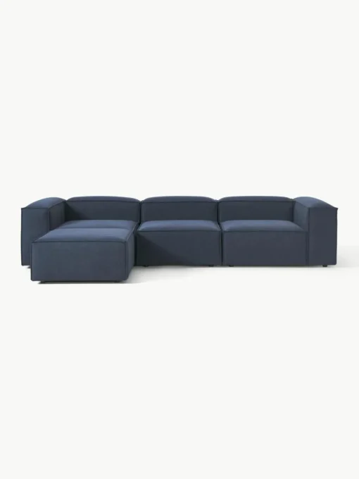 Modulares Sofa Lennon (4-Sitzer) mit Hocker (links/rechts)