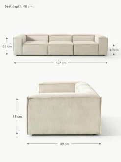 Modulares Sofa Lennon (4-Sitzer) aus Cord