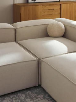 Modulares Sofa Lennon (4-Sitzer) mit Hocker (links/rechts)