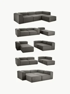 Modulares Sofa Lennon (4-Sitzer) mit Hocker (links/rechts)