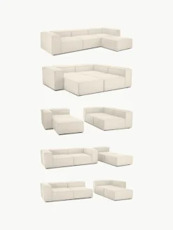 Modulares Sofa Lennon (4-Sitzer) mit Hocker (links/rechts)