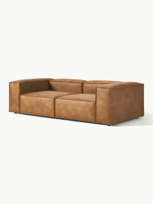 Modulares Sofa Lennon (3-Sitzer) aus recyceltem Leder