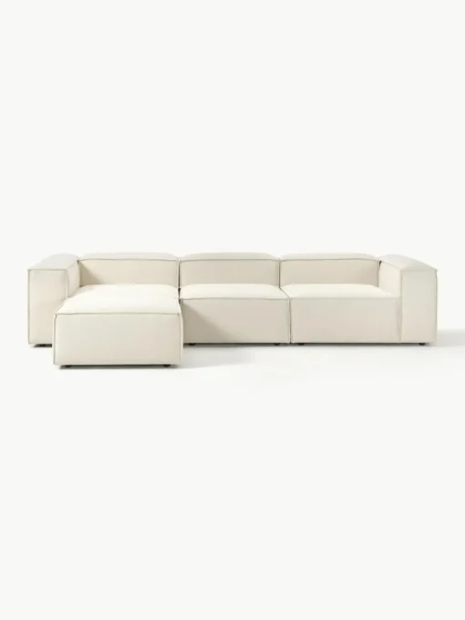 Modulares Sofa Lennon (4-Sitzer) mit Hocker (links/rechts)
