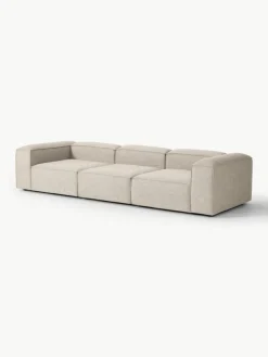 Modulares Sofa Lennon (4-Sitzer) aus Leinen-Mix