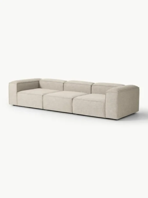 Modulares Sofa Lennon (4-Sitzer) aus Leinen-Mix