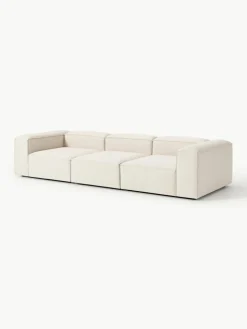 Modulares Sofa Lennon (4-Sitzer) aus Leinen-Mix