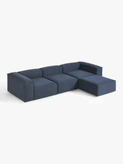 Modulares Sofa Lennon (4-Sitzer) mit Hocker (links/rechts)