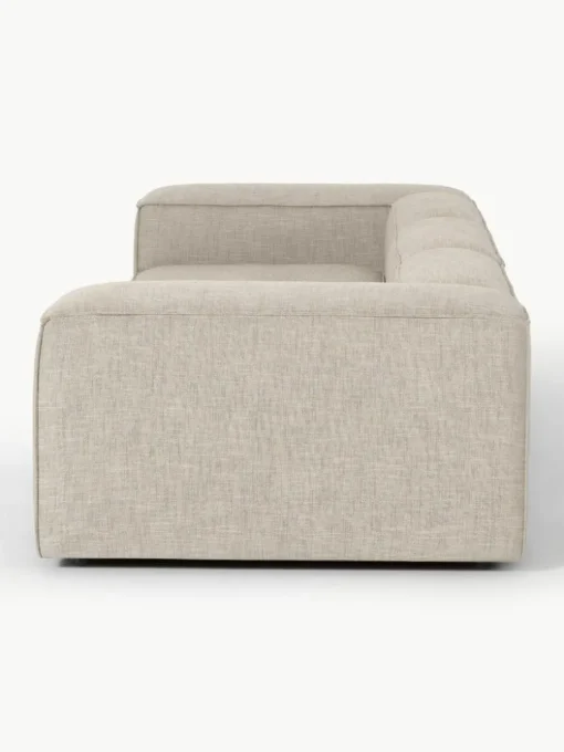 Modulares Sofa Lennon (4-Sitzer) aus Leinen-Mix