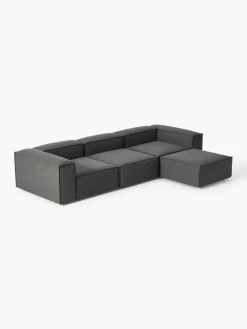 Modulares Sofa Lennon (4-Sitzer) mit Hocker (links/rechts)