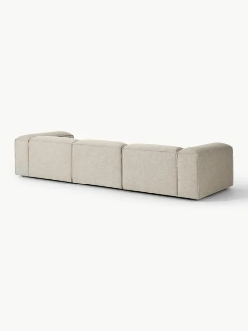 Modulares Sofa Lennon (4-Sitzer) aus Leinen-Mix
