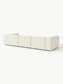 Modulares Sofa Lennon (4-Sitzer) aus Leinen-Mix