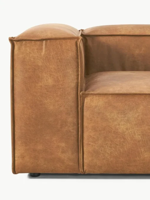 Modulares Sofa Lennon (3-Sitzer) aus recyceltem Leder