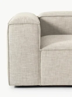 Modulares Sofa Lennon (3-Sitzer) aus Leinen-Mix