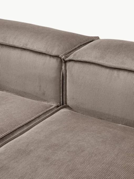 Modulares Sofa Lennon (3-Sitzer) aus Cord
