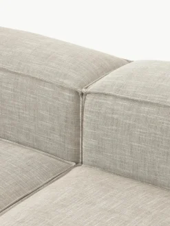 Modulares Sofa Lennon (3-Sitzer) aus Leinen-Mix