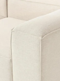 Modulares Sofa Lennon (4-Sitzer) aus Leinen-Mix