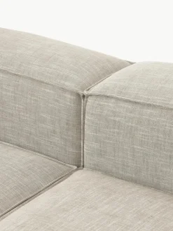 Modulares Sofa Lennon (4-Sitzer) aus Leinen-Mix