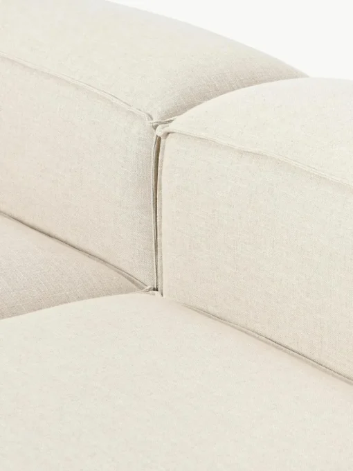 Modulares Sofa Lennon (4-Sitzer) aus Leinen-Mix