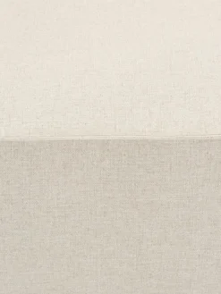 Modulares Sofa Lennon (4-Sitzer) aus Leinen-Mix mit Hocker (links/rechts)