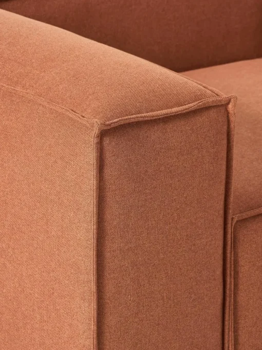 Modulares Sofa Lennon (4-Sitzer) mit Hocker (links/rechts)