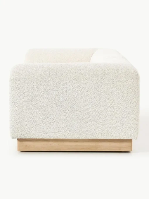 Modulares Sofa Natalie (3-Sitzer) aus Teddy-Bouclé