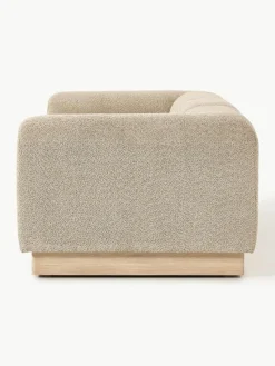 Modulares Sofa Natalie (3-Sitzer) aus Teddy-Bouclé