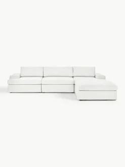 Modulares Sofa Russell (4-Sitzer) mit Hocker (links/rechts)