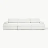 Modulares Sofa Russell (4-Sitzer) mit abnehmbaren Bezügen