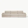 Modulares Sofa Russell (4-Sitzer) mit abnehmbaren Bezügen