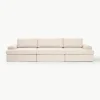 Modulares Sofa Russell (4-Sitzer) mit abnehmbaren Bezügen