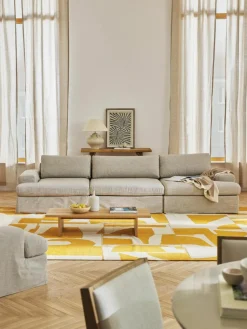 Modulares Sofa Russell (4-Sitzer) mit abnehmbaren Bezügen