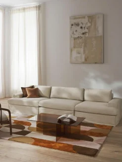 Modulares Sofa Russell (4-Sitzer) mit abnehmbaren Bezügen