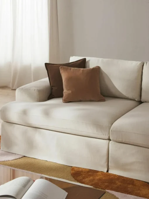Modulares Sofa Russell (4-Sitzer) mit abnehmbaren Bezügen