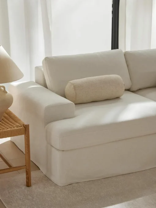 Modulares Sofa Russell (4-Sitzer) mit Hocker (links/rechts)