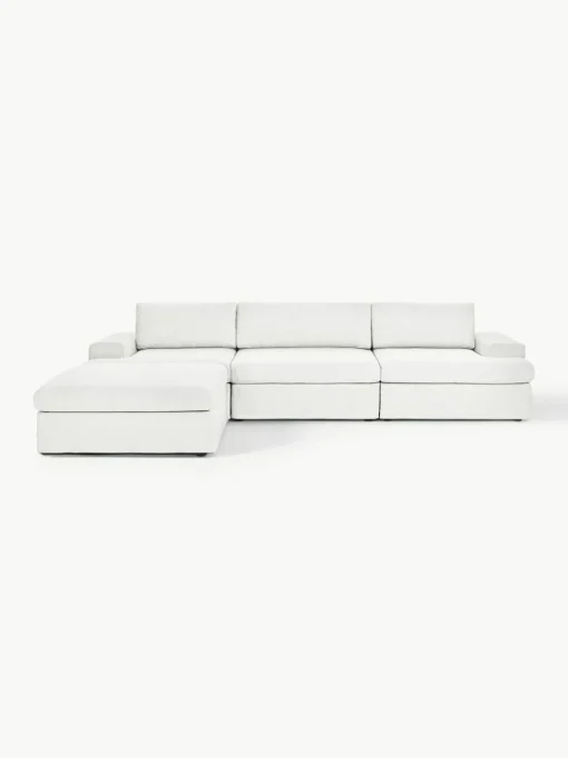 Modulares Sofa Russell (4-Sitzer) mit Hocker (links/rechts)
