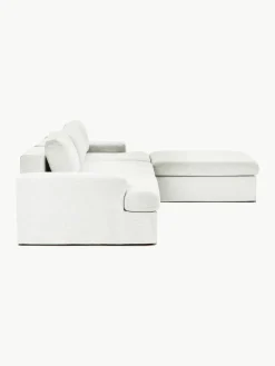 Modulares Sofa Russell (4-Sitzer) mit Hocker (links/rechts)