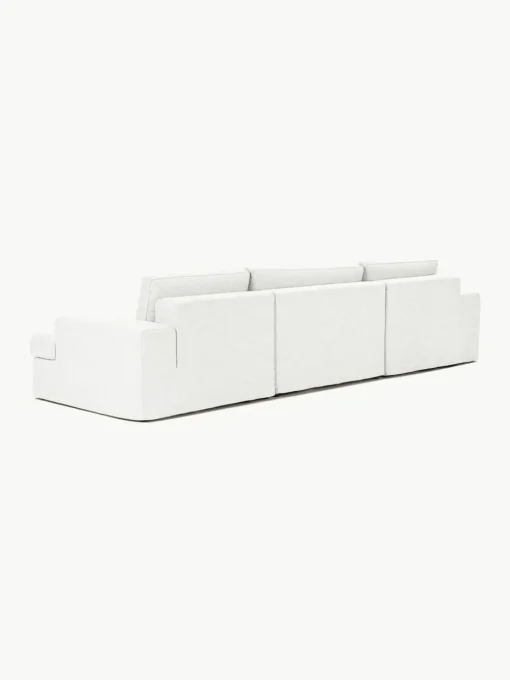 Modulares Sofa Russell (4-Sitzer) mit Hocker (links/rechts)