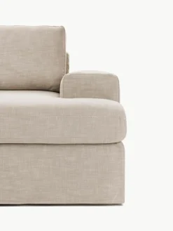 Modulares Sofa Russell (4-Sitzer) mit Hocker (links/rechts)