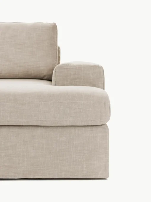Modulares Sofa Russell (4-Sitzer) mit Hocker (links/rechts)