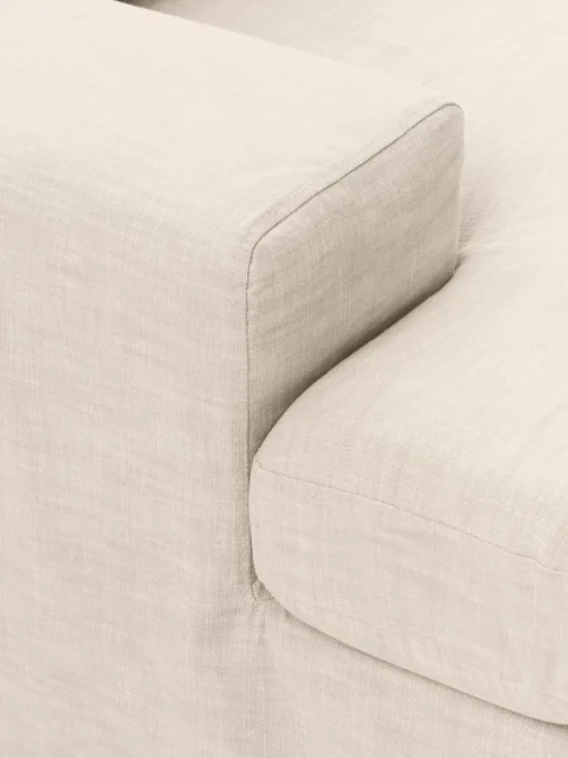 Modulares Sofa Russell (4-Sitzer) mit abnehmbaren Bezügen