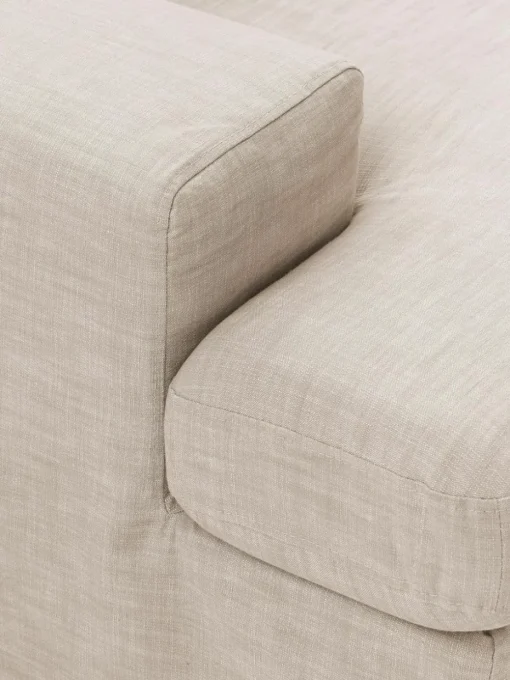 Modulares Sofa Russell (4-Sitzer) mit Hocker (links/rechts)