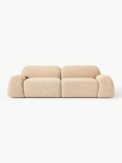 Modulares Sofa Wolke (3-Sitzer) aus Bouclé