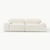 Modulares Sofa Wolke (3-Sitzer) aus Teddy-Bouclé
