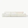 Modulares Sofa Wolke (4-Sitzer) aus Teddy-Bouclé