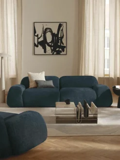 Modulares Sofa Wolke (3-Sitzer) aus Teddy-Bouclé