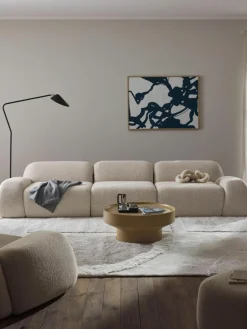 Modulares Sofa Wolke (4-Sitzer) aus Bouclé