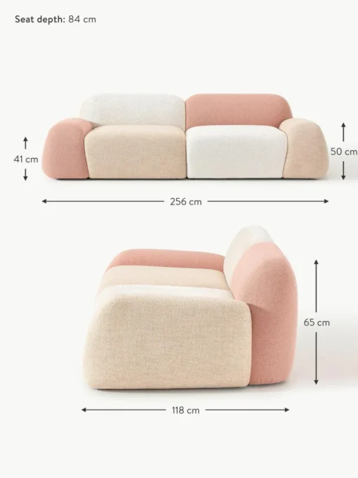 Modulares Sofa Wolke (3-Sitzer), Fuorisalone Edition