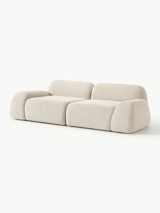 Modulares Sofa Wolke (3-Sitzer) aus Bouclé